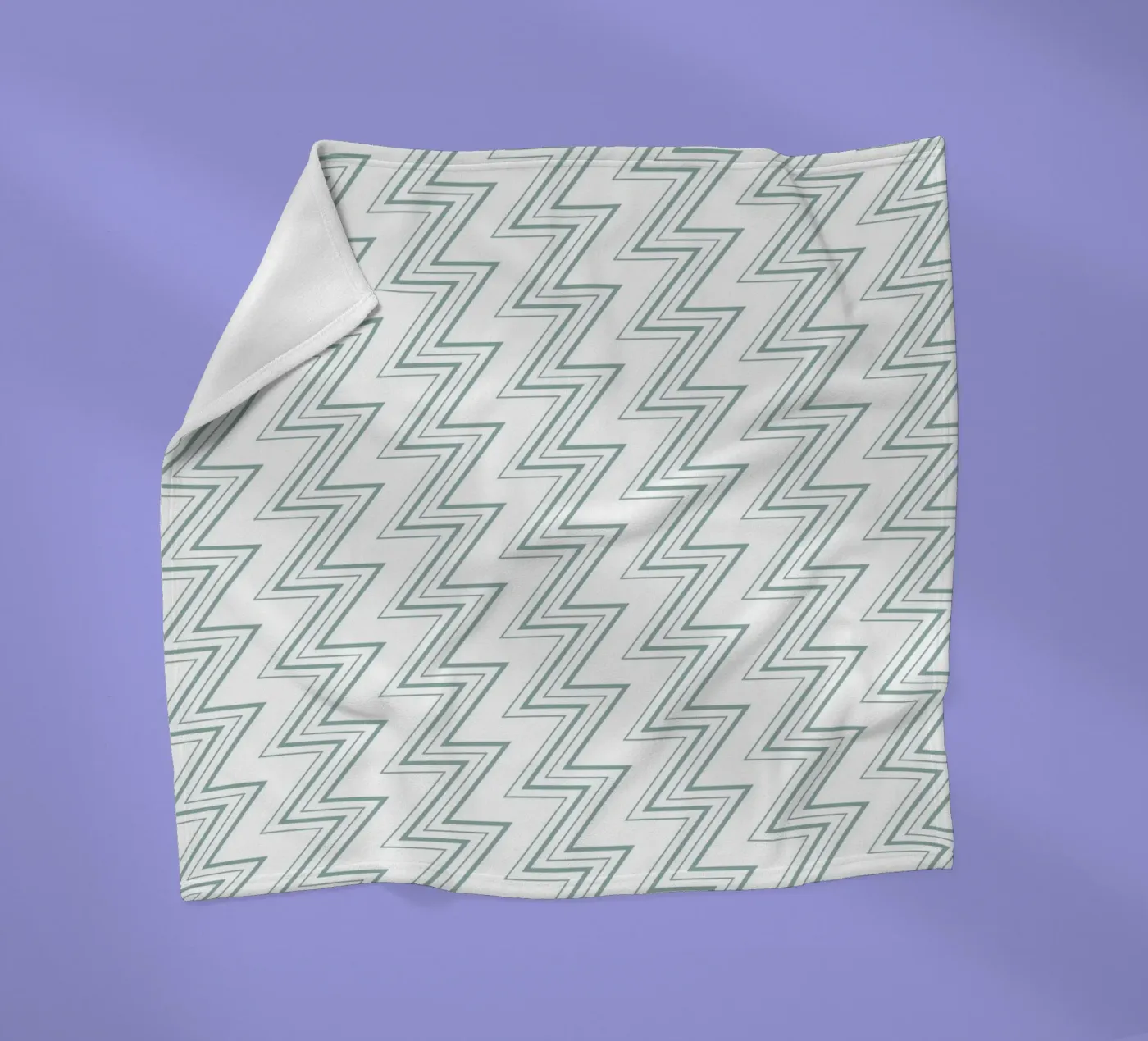 Zigzag Pattern #4 Fleecedecke von kathrinmay