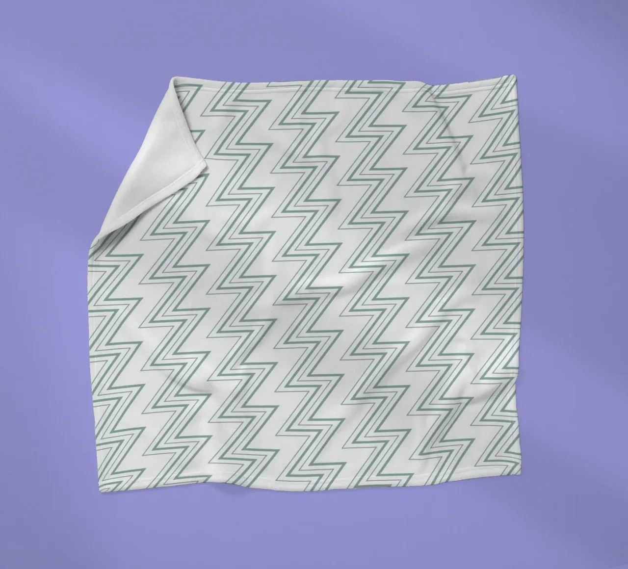 Zigzag Pattern #4 coperta in pile da kathrinmay