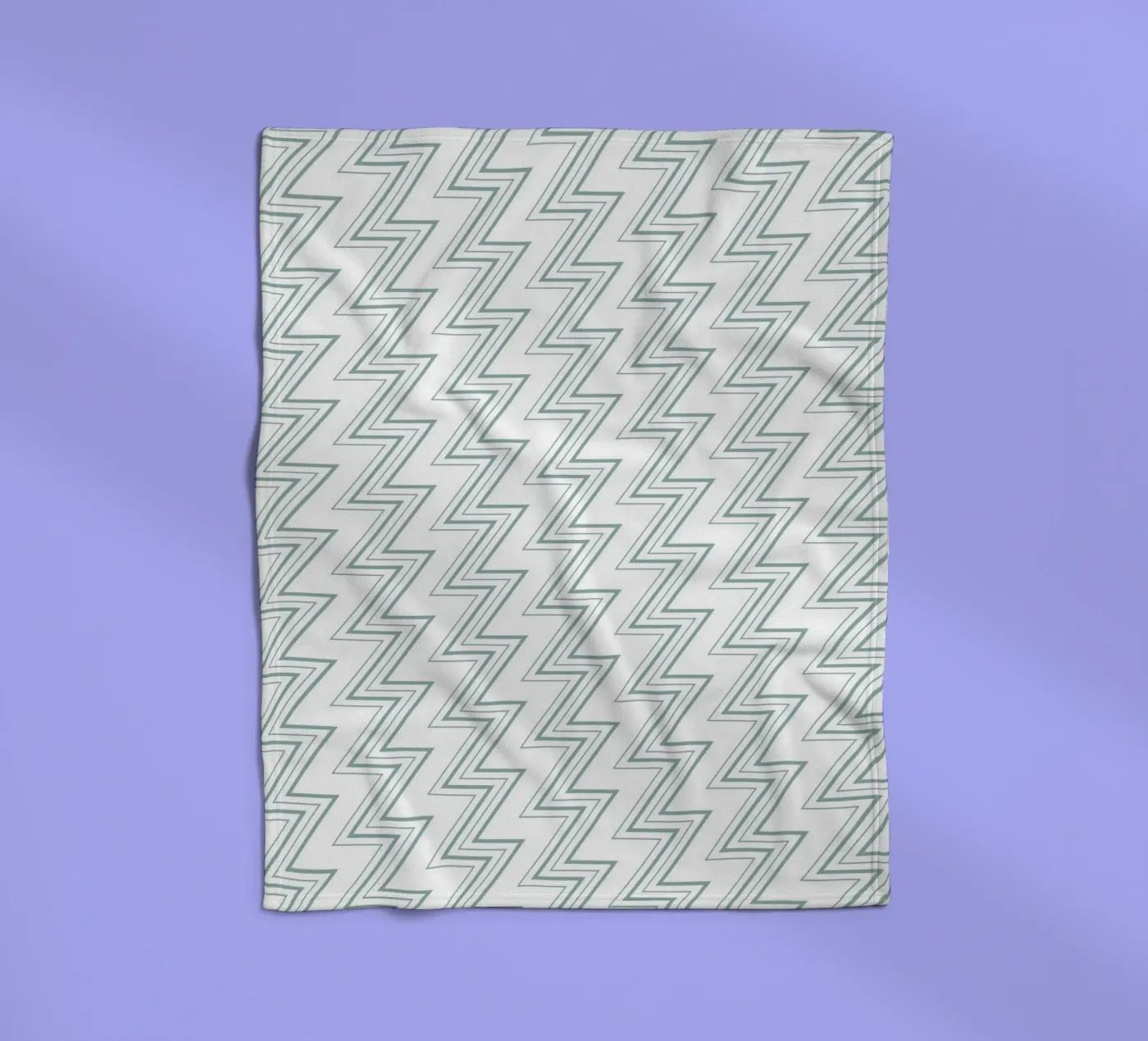 Zigzag Pattern #4 Fleecedecke von kathrinmay