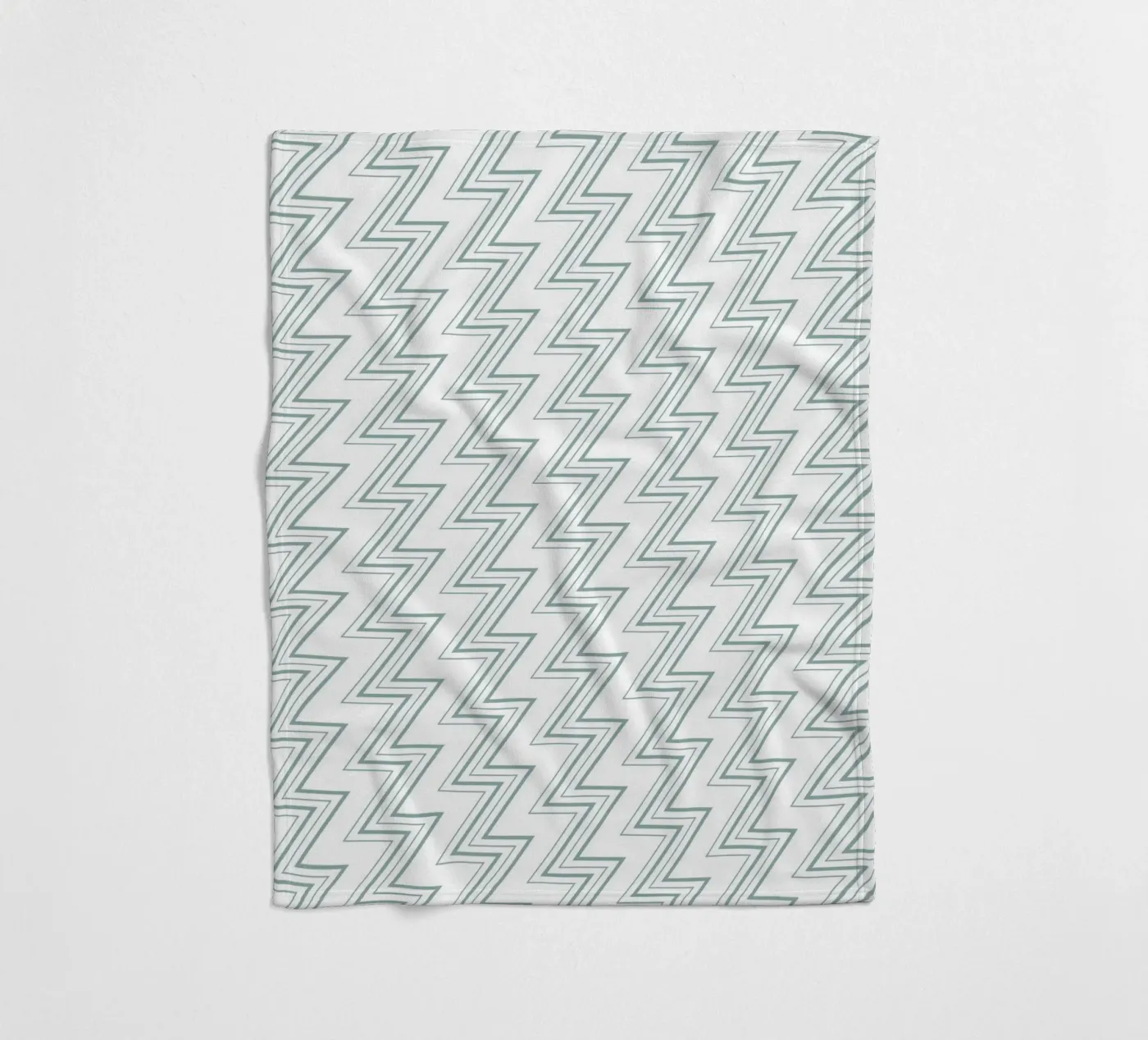 Zigzag Pattern #4 fleecedeken van kathrinmay
