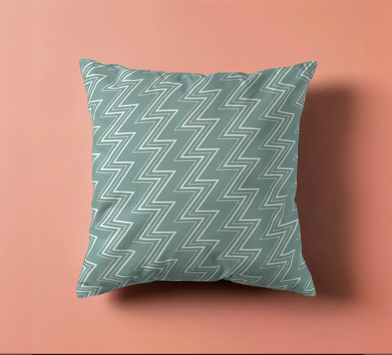 Zigzag Pattern #5 cuscino da kathrinmay
