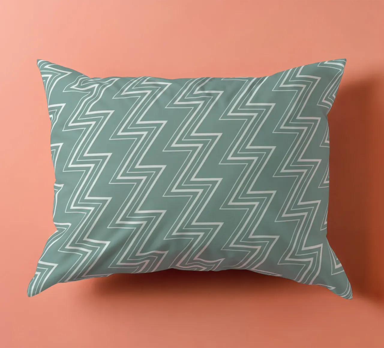 Zigzag Pattern #5 cuscino da kathrinmay