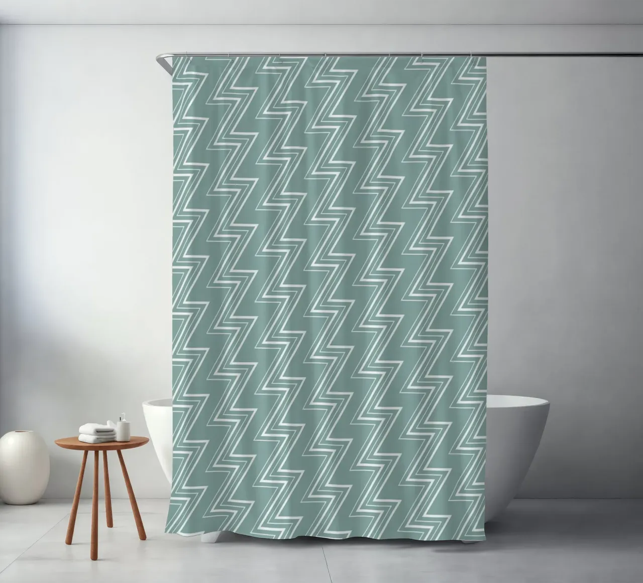 Zigzag Pattern #5 tenda da doccia da kathrinmay