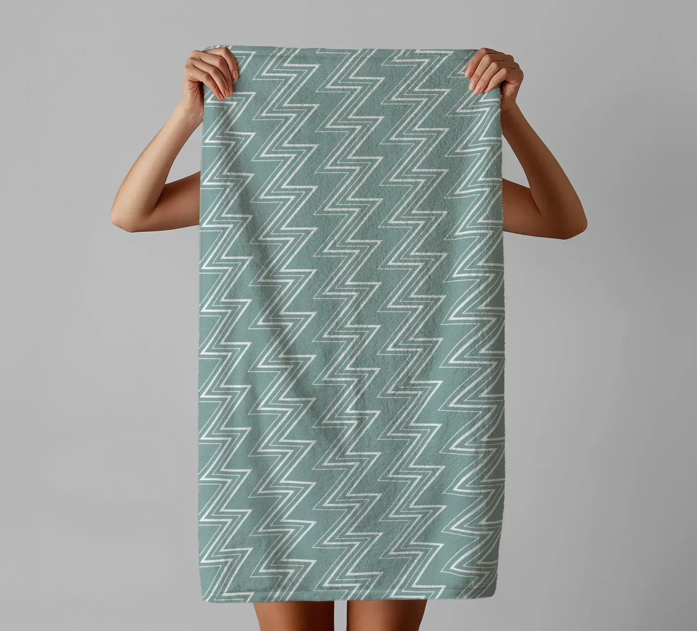 Zigzag Pattern #5 Handtuch von kathrinmay