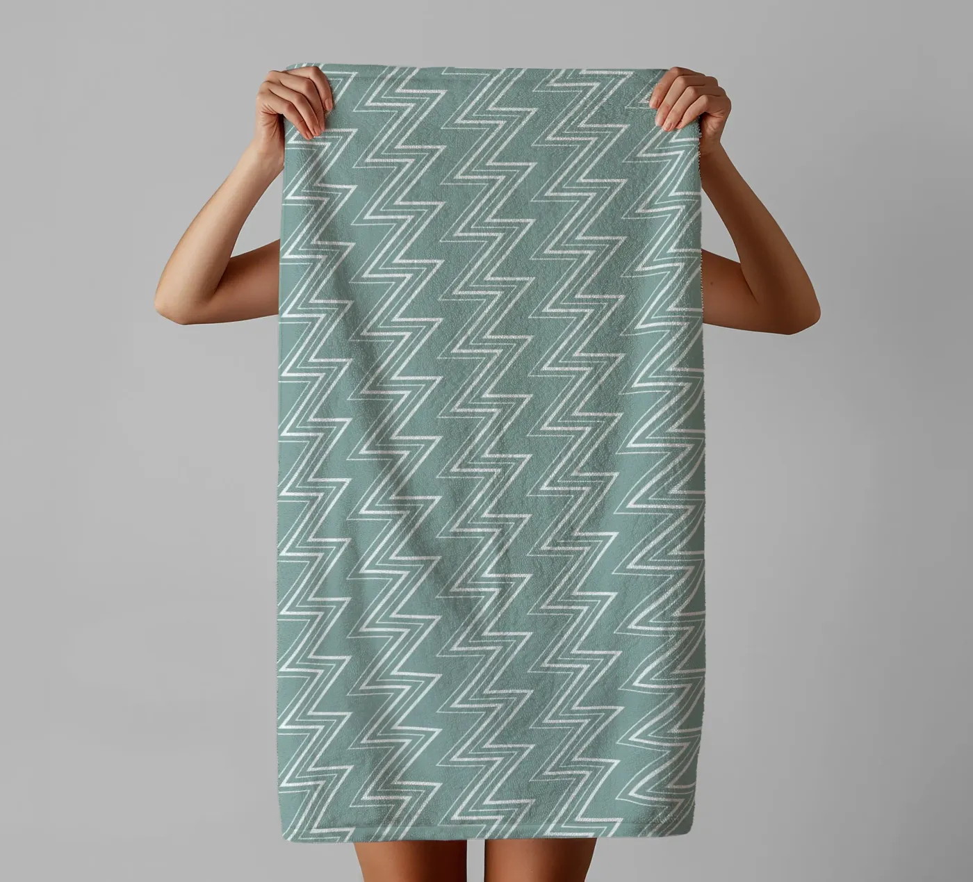 Zigzag Pattern #5 towel by kathrinmay