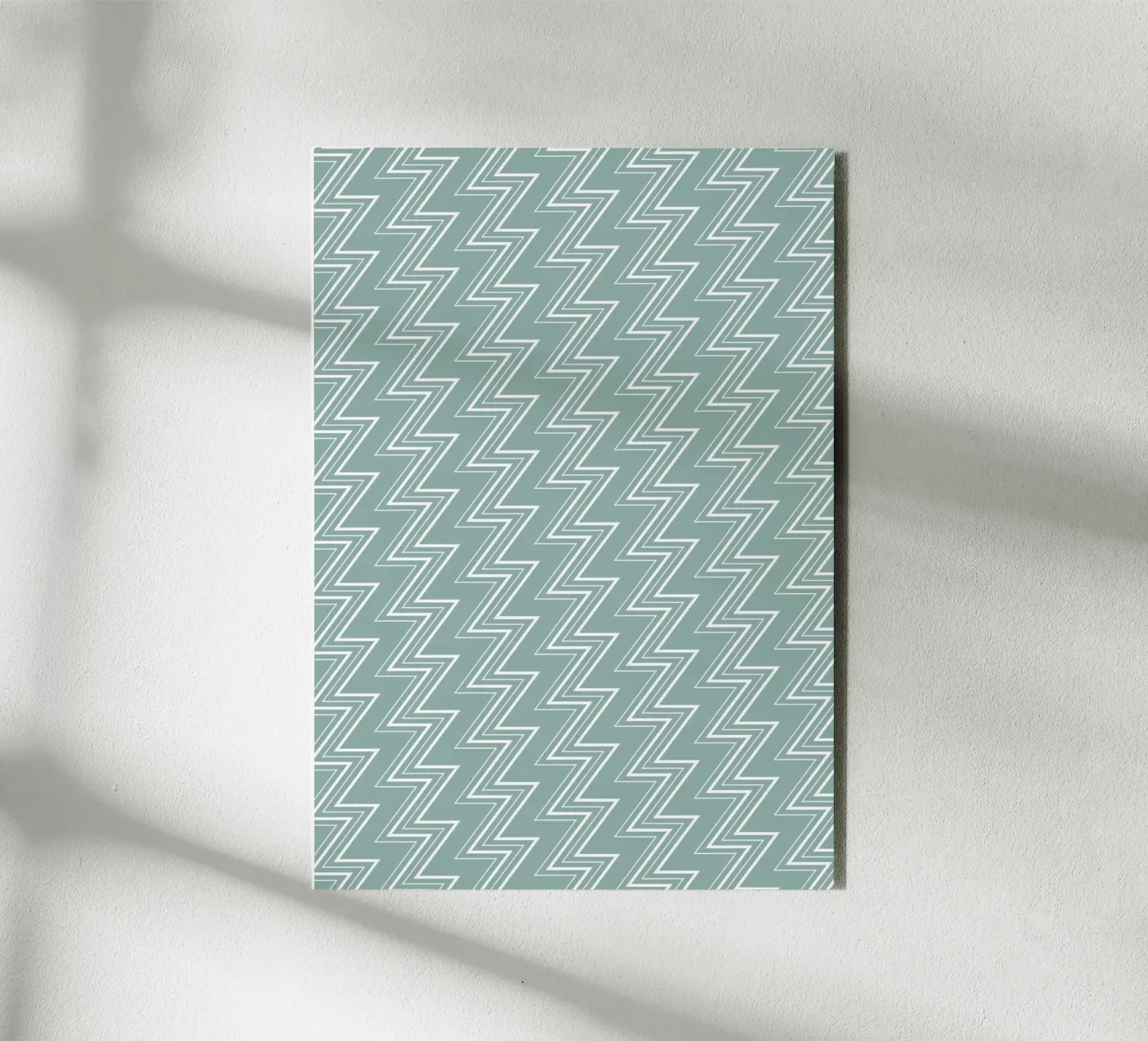 Zigzag Pattern #5 alluminio dibond da kathrinmay