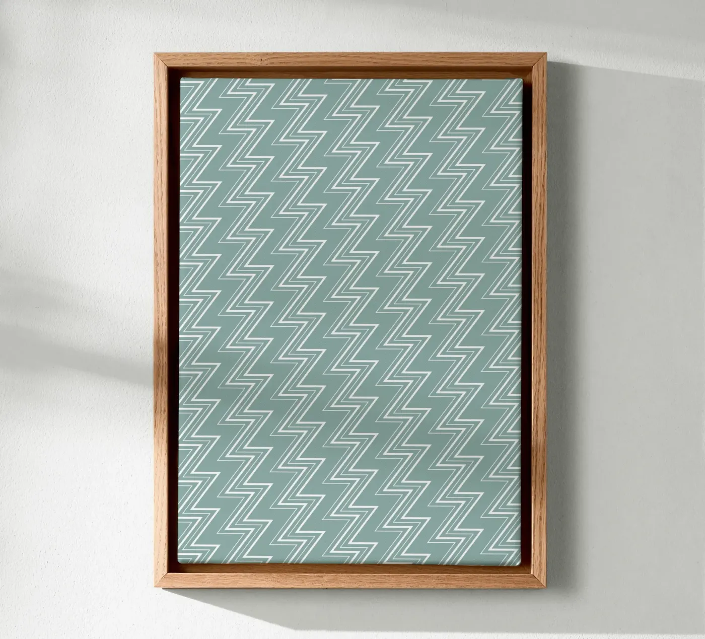 Zigzag Pattern #5 canvas van kathrinmay