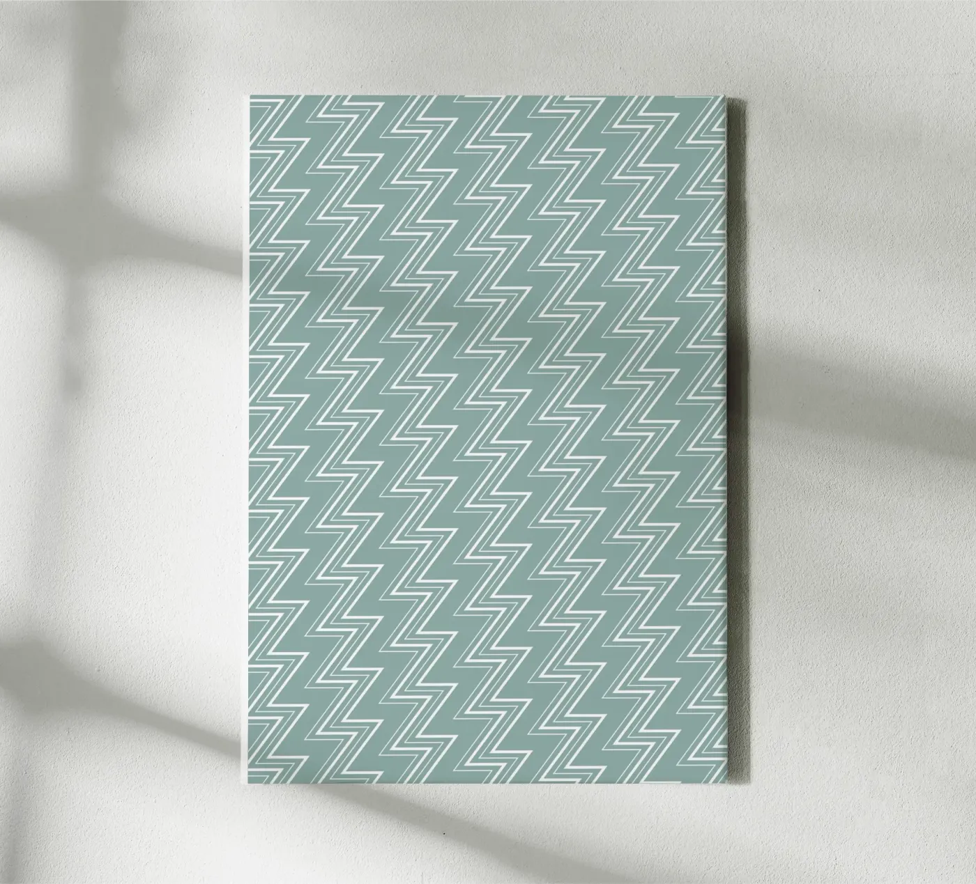 Zigzag Pattern #5 canvas van kathrinmay