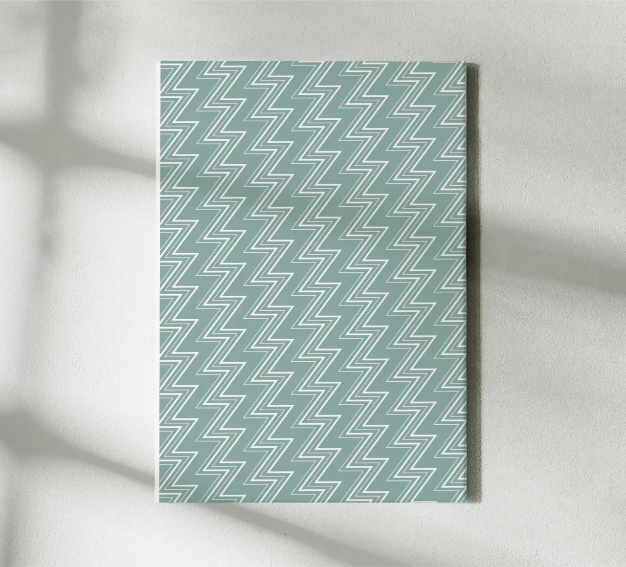 Zigzag Pattern #5 canvas van kathrinmay