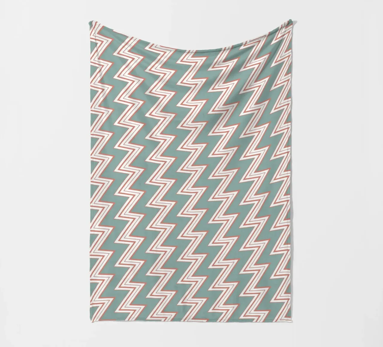 Zigzag Pattern #6 coperta in pile da kathrinmay