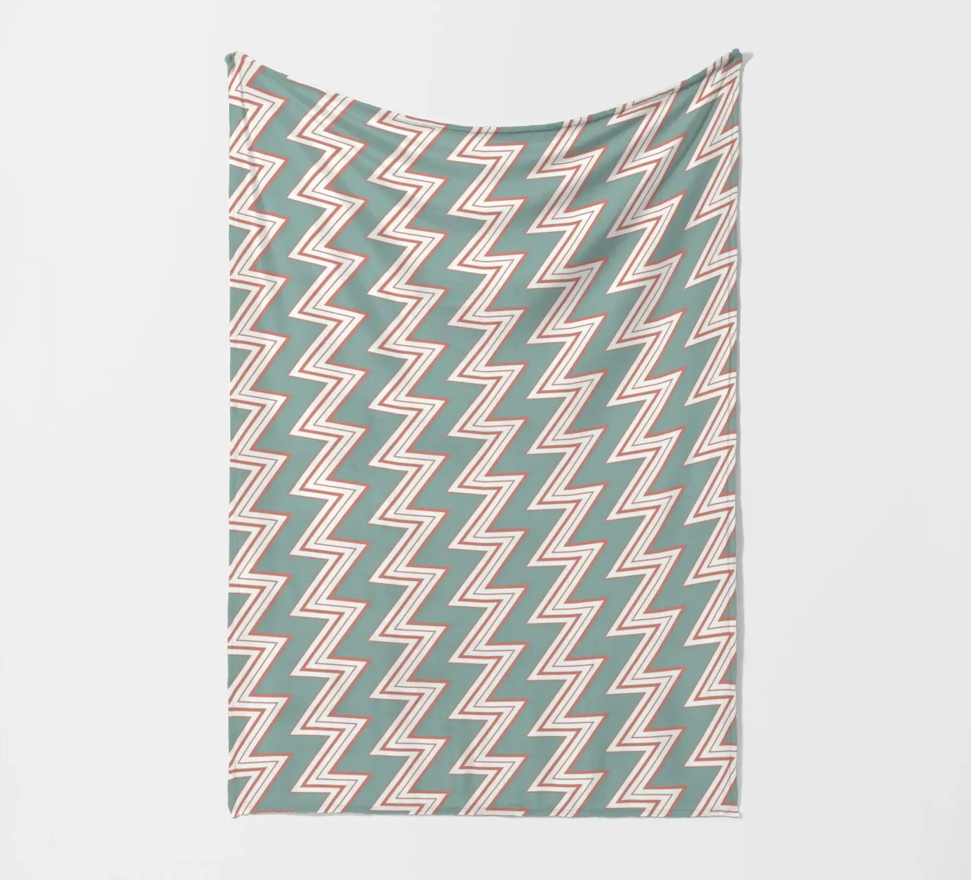 Zigzag Pattern #6 Fleecedecke von kathrinmay