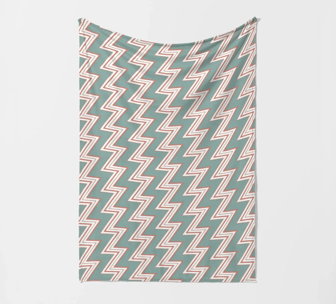 Zigzag Pattern #6 Fleecedecke von kathrinmay