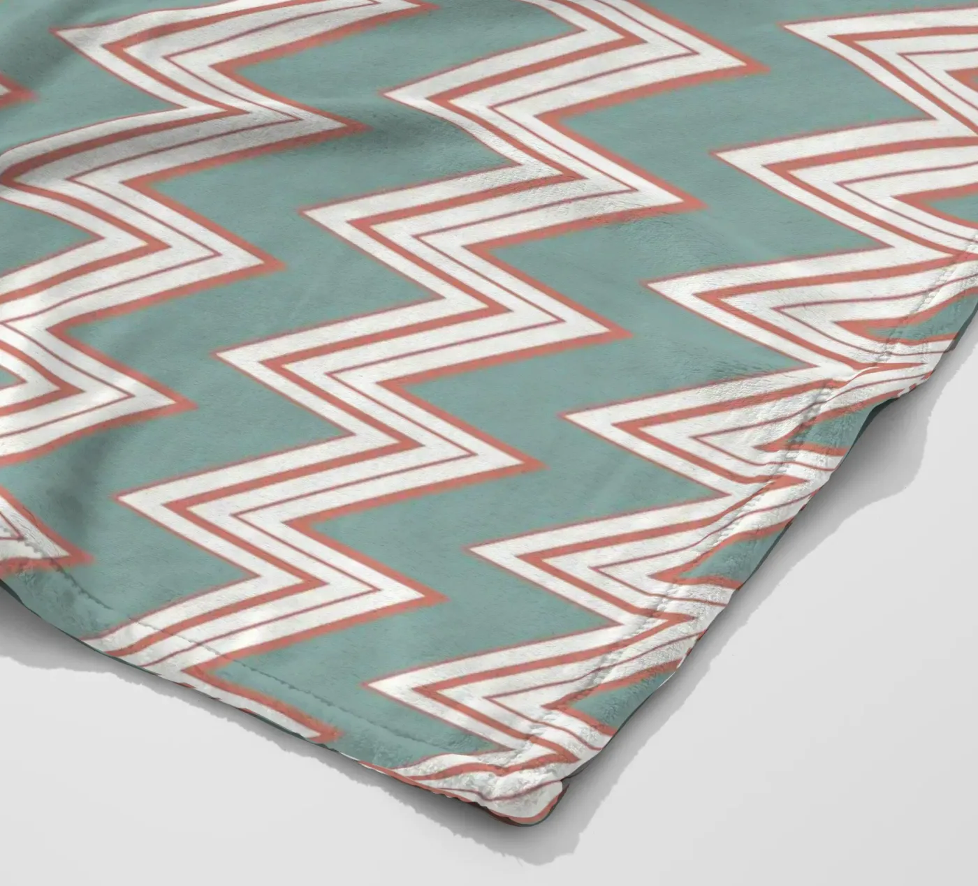 Zigzag Pattern #6 Fleecedecke von kathrinmay