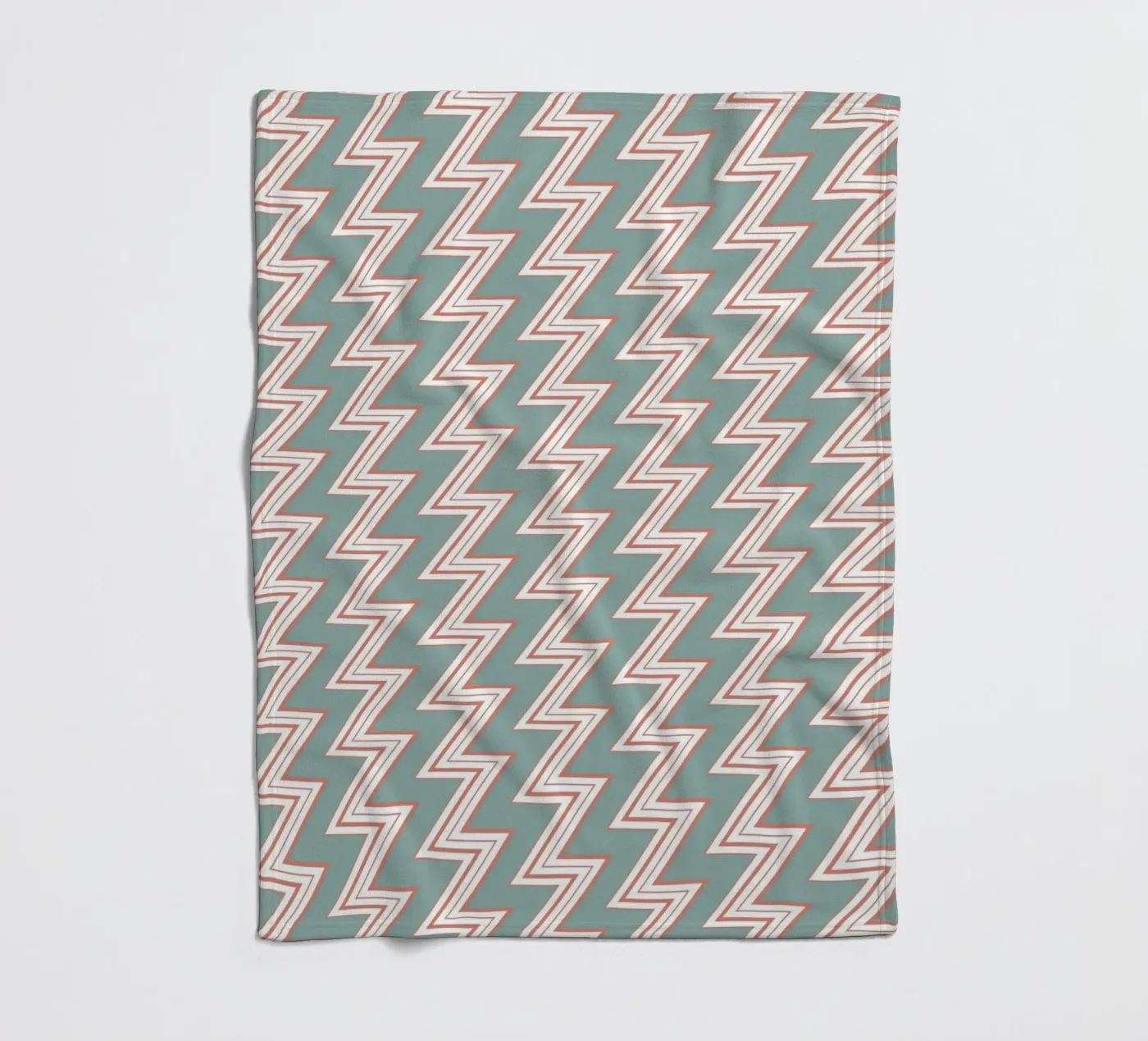 Zigzag Pattern #6 Fleecedecke von kathrinmay