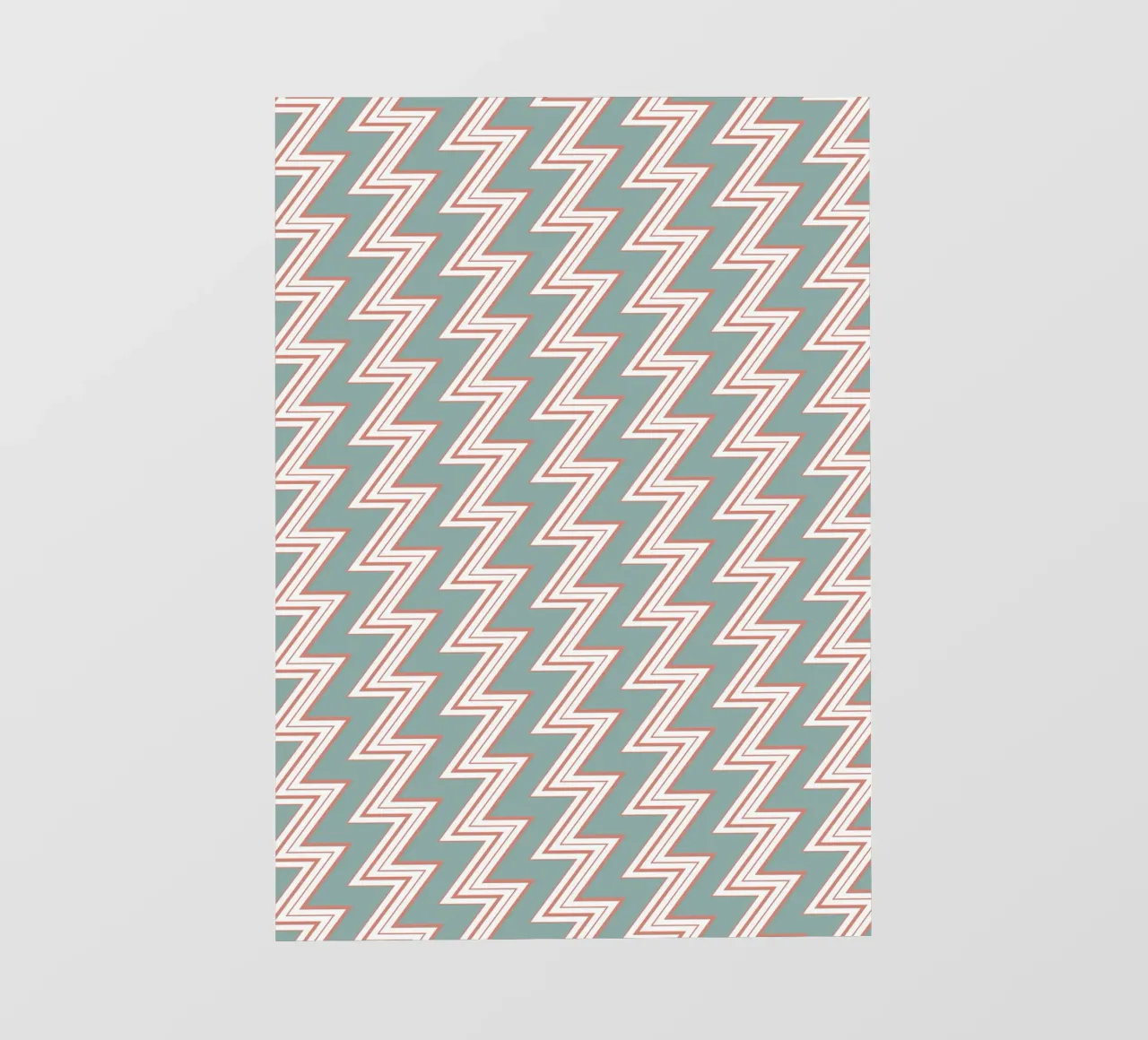 Zigzag Pattern #6 papel para pared de kathrinmay