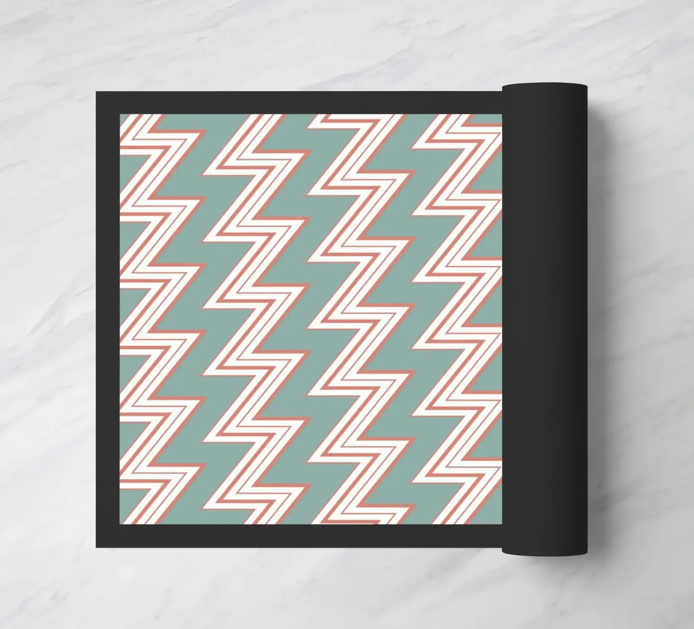 Zigzag Pattern #6 Fußmatte von kathrinmay