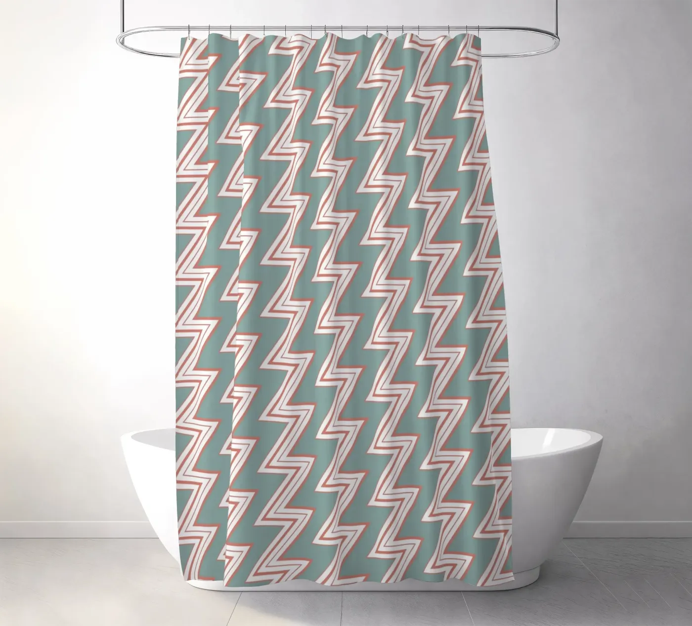 Zigzag Pattern #6 rideau de douche de kathrinmay