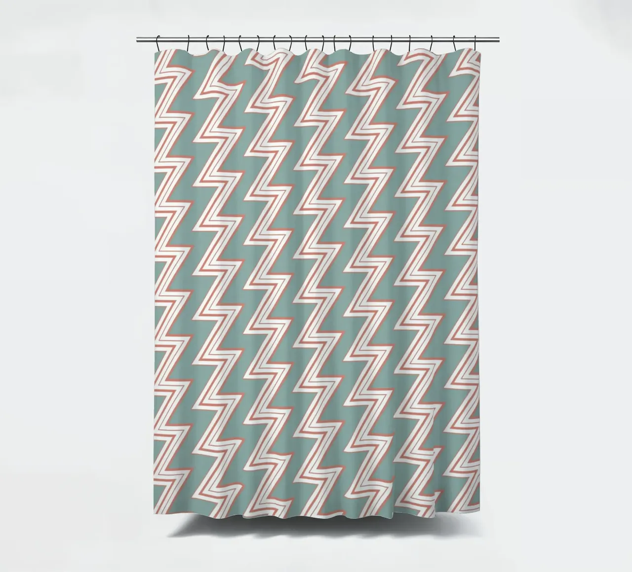 Zigzag Pattern #6 tenda da doccia da kathrinmay