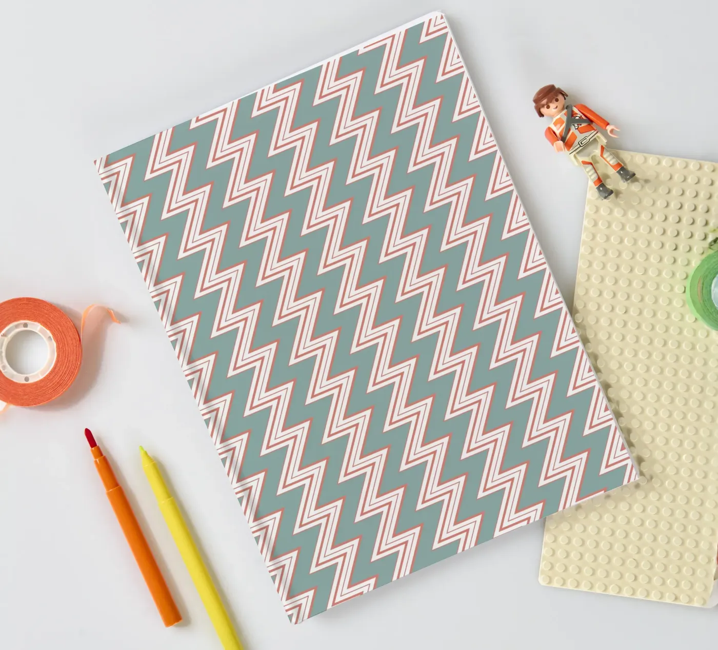 Zigzag Pattern #6 notebook by kathrinmay