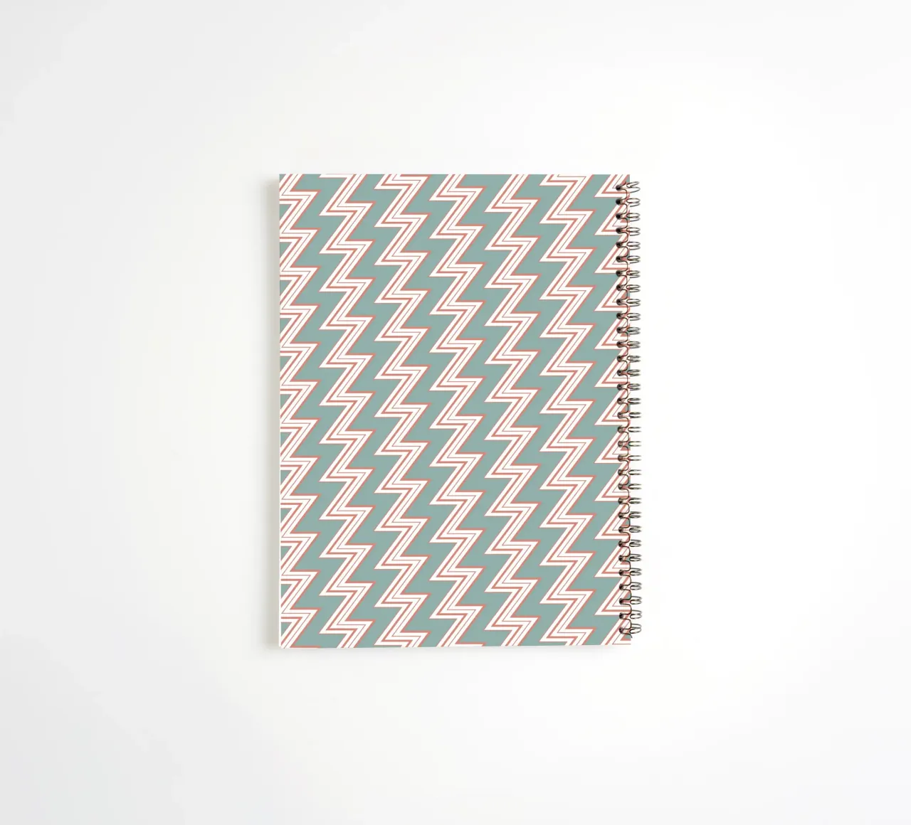 Zigzag Pattern #6 spiral notebook by kathrinmay