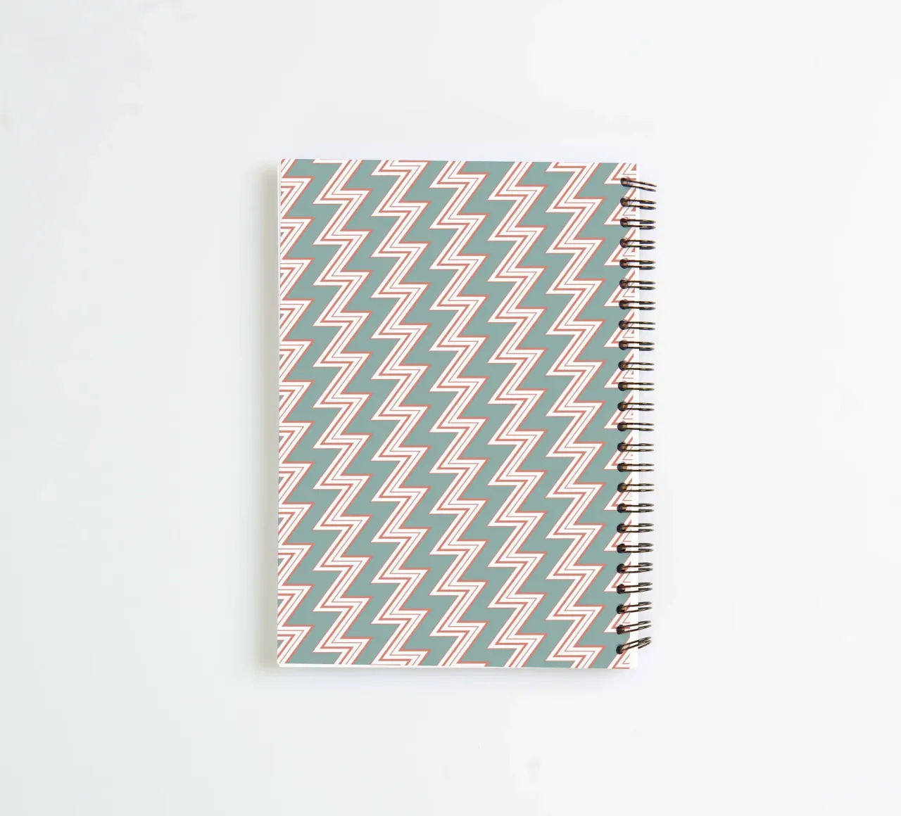 Zigzag Pattern #6 spiral notebook by kathrinmay