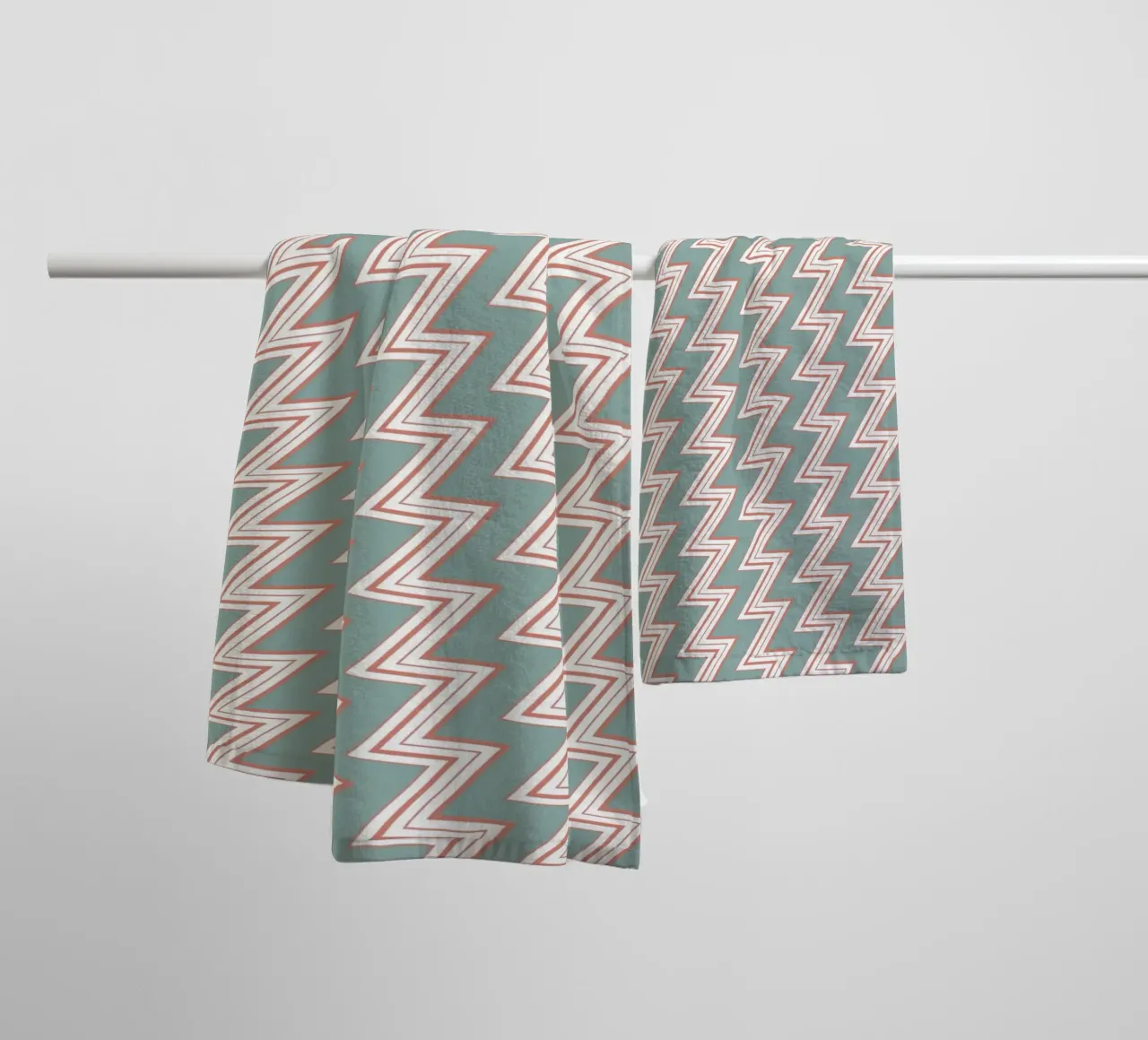 Zigzag Pattern #6 asciugamano da bagno da kathrinmay