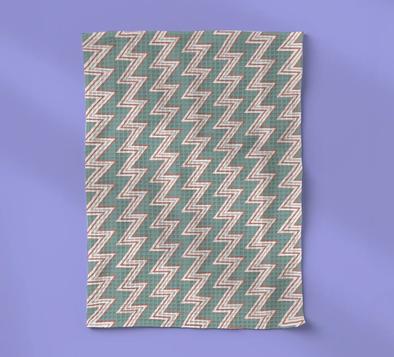 Zigzag Pattern #6 canovaccio da cucina da kathrinmay
