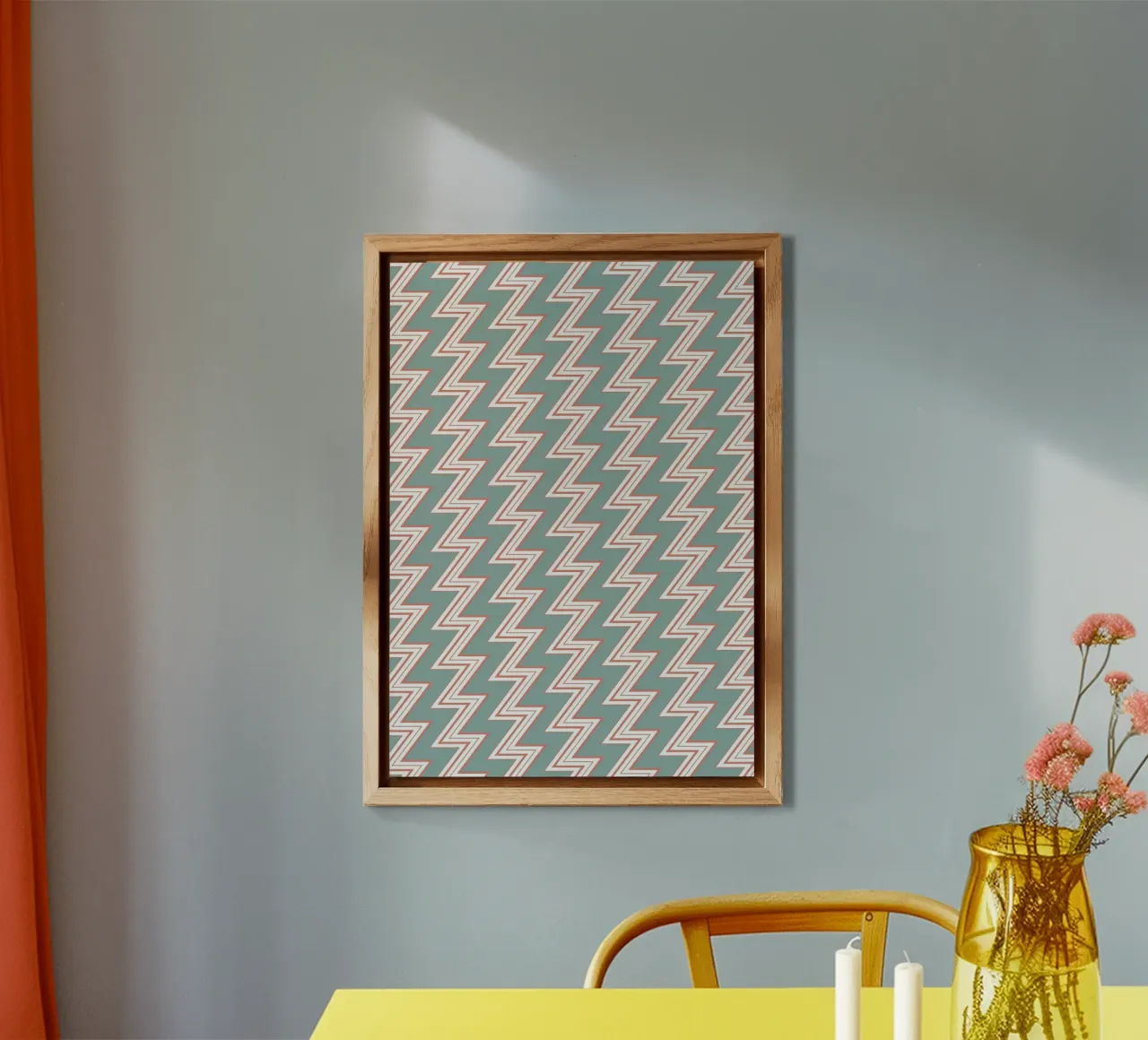 Zigzag Pattern #6 alluminio dibond da kathrinmay