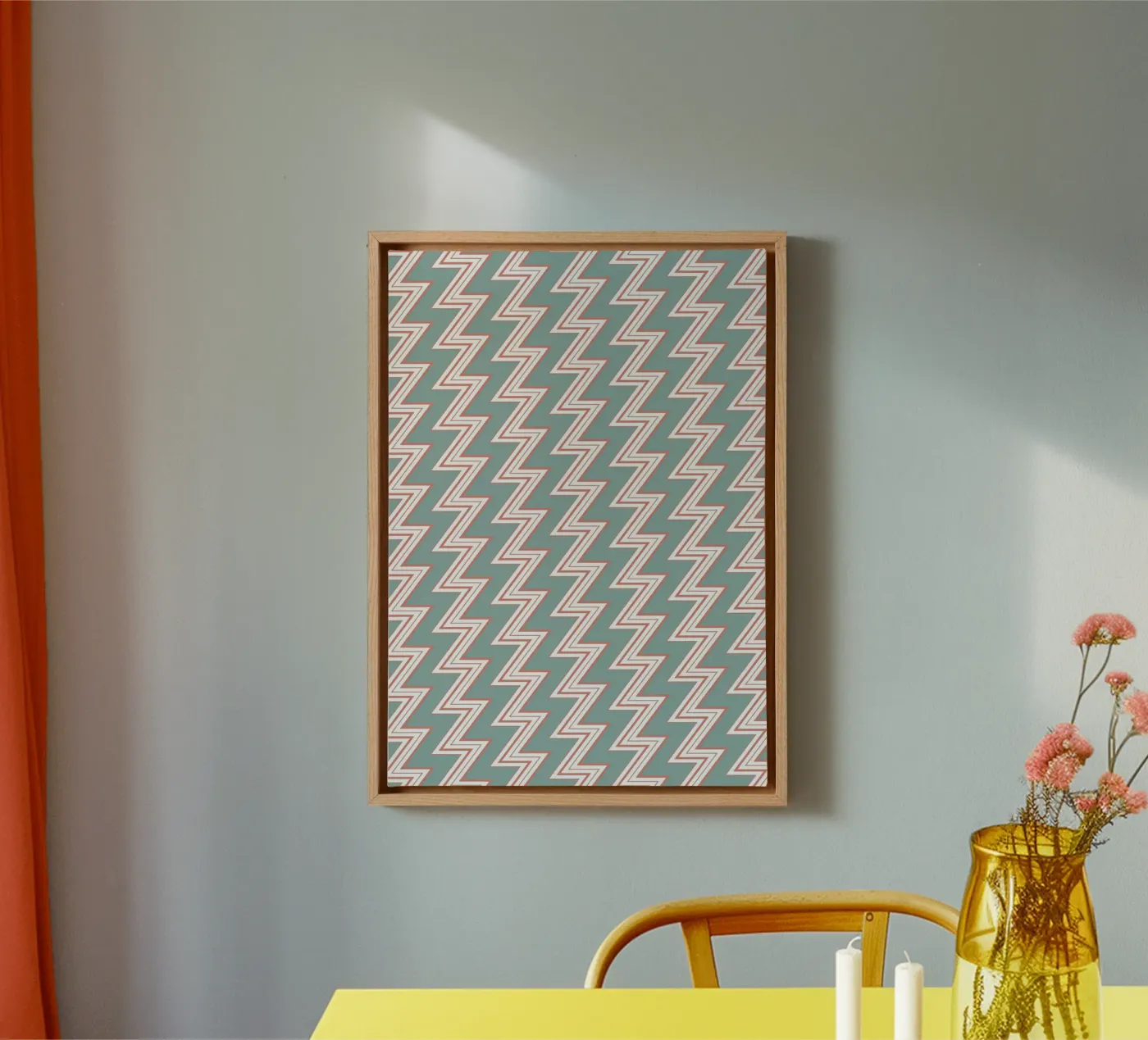 Zigzag Pattern #6 Leinwand von kathrinmay