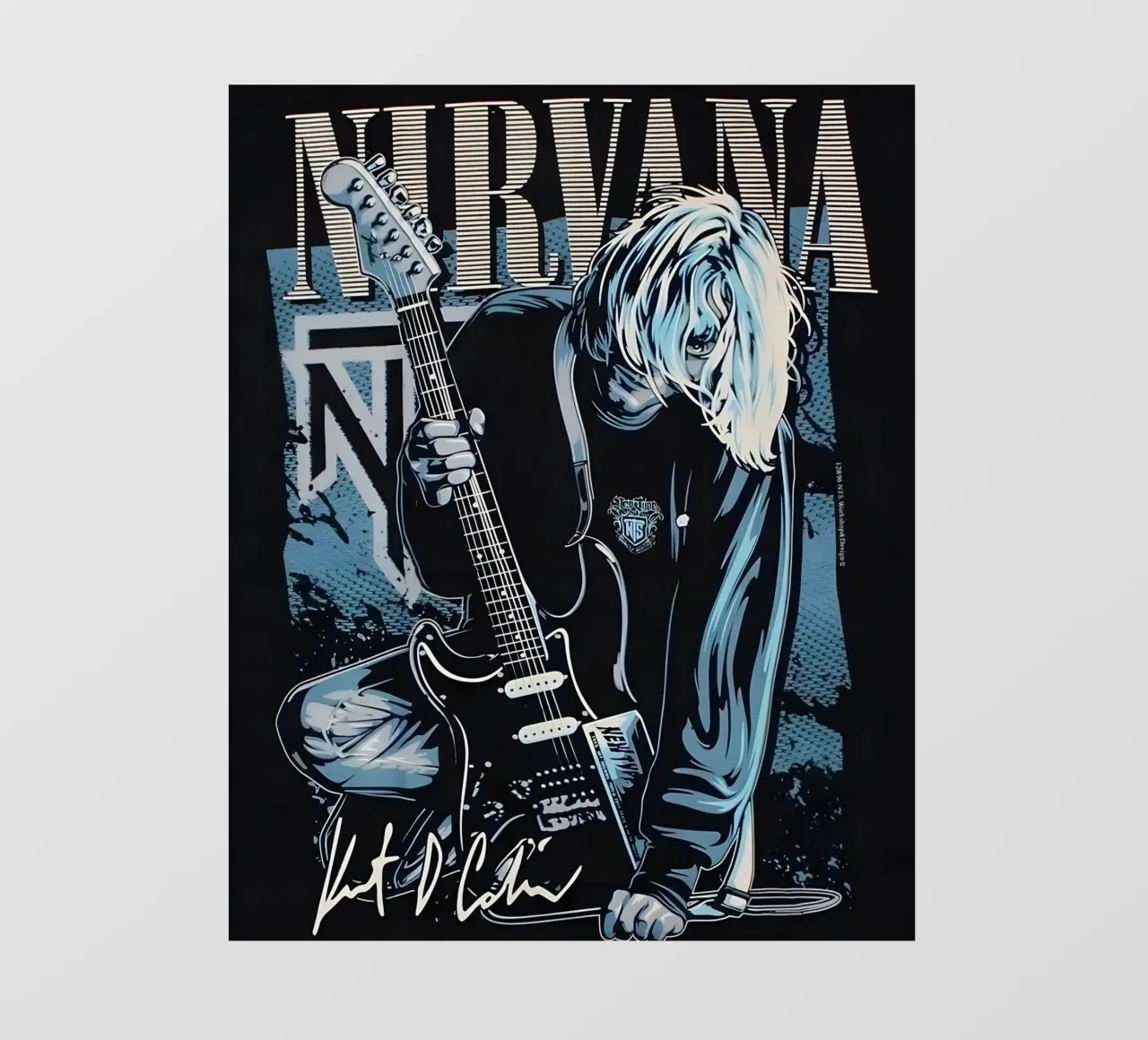 Nirvana vintage pellicola backlit da vintage