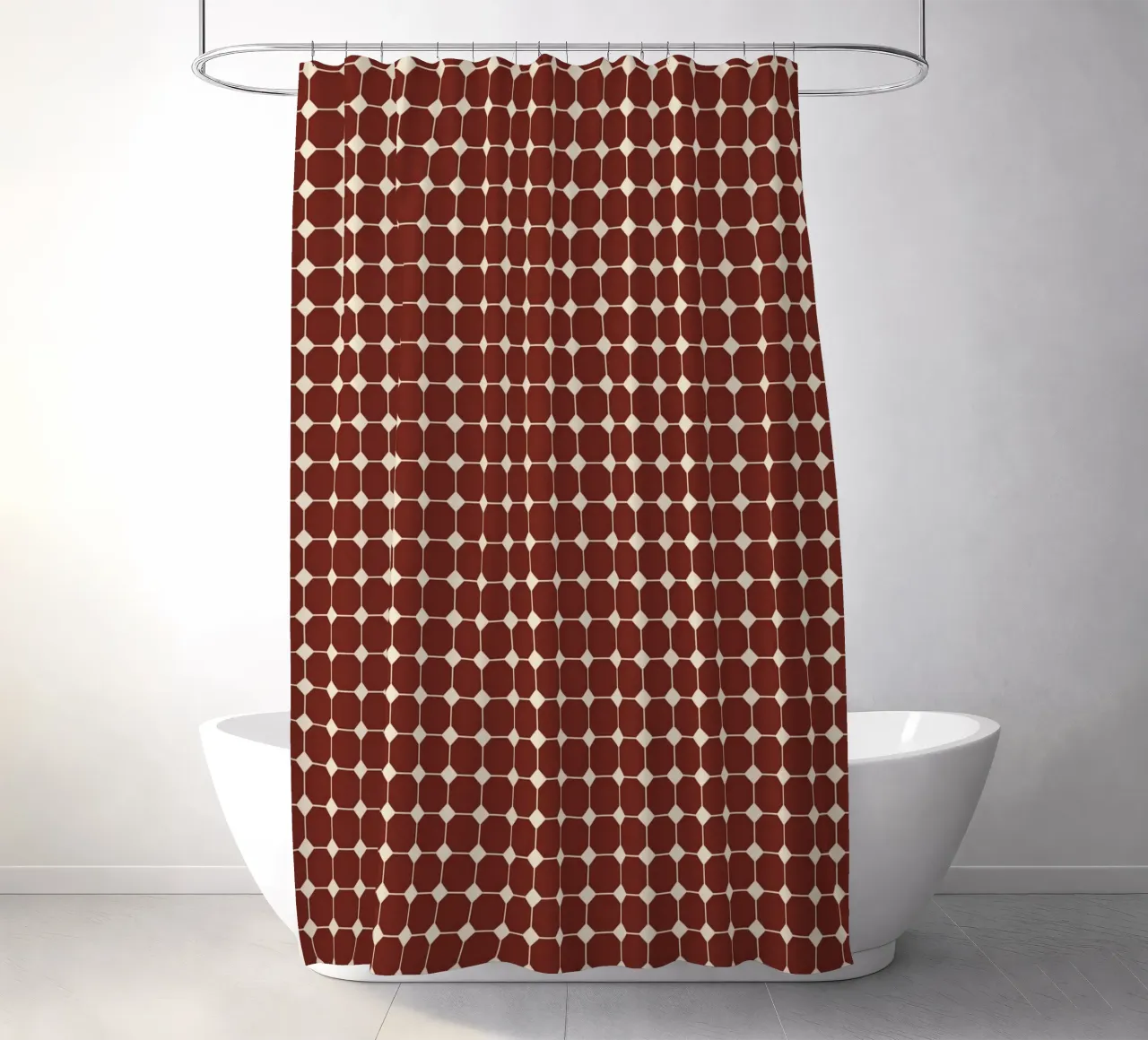 Square Pattern #1 Duschvorhang von kathrinmay