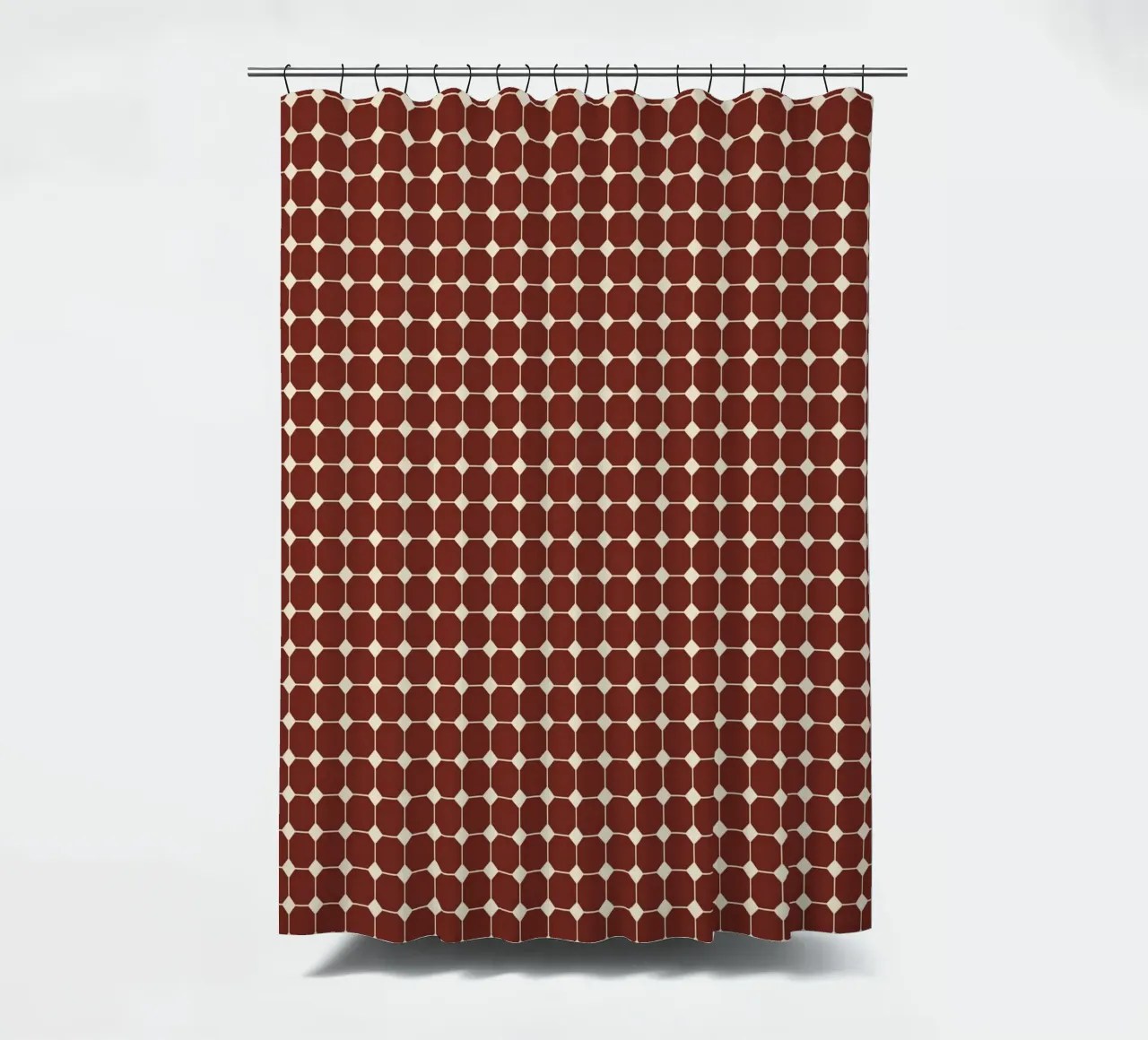 Square Pattern #1 Duschvorhang von kathrinmay