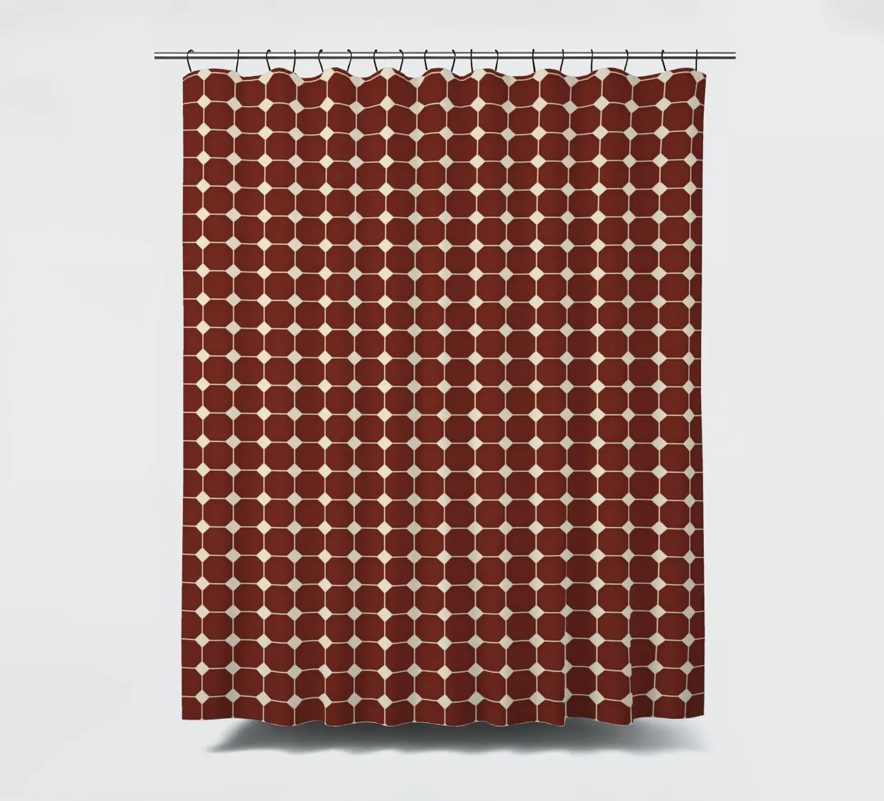 Square Pattern #1 Duschvorhang von kathrinmay