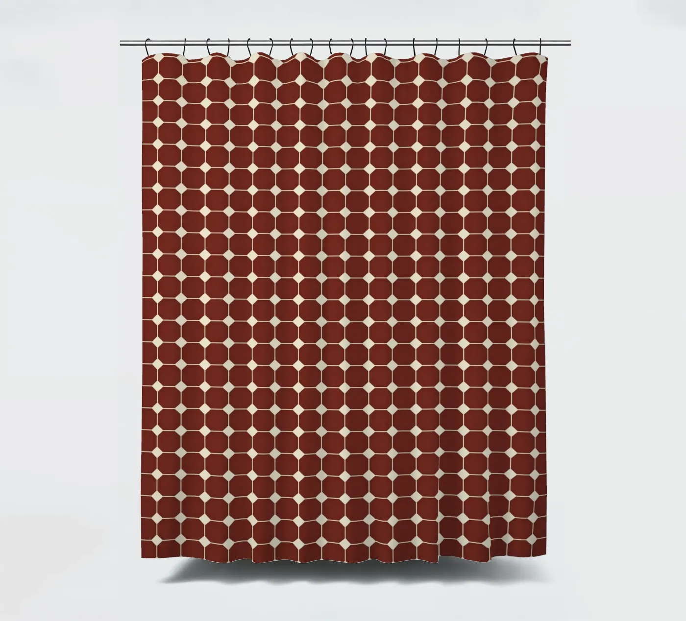 Square Pattern #1 Duschvorhang von kathrinmay