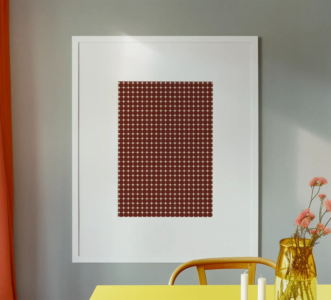 Square Pattern #1 poster van kathrinmay