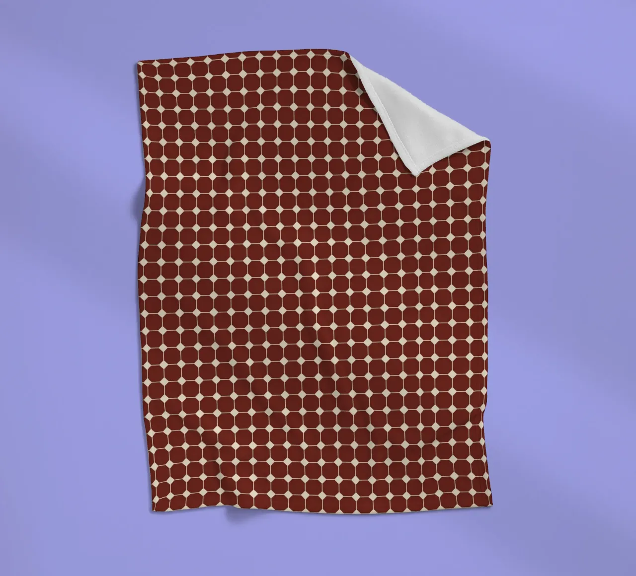 Square Pattern #1 coperta in pile da kathrinmay