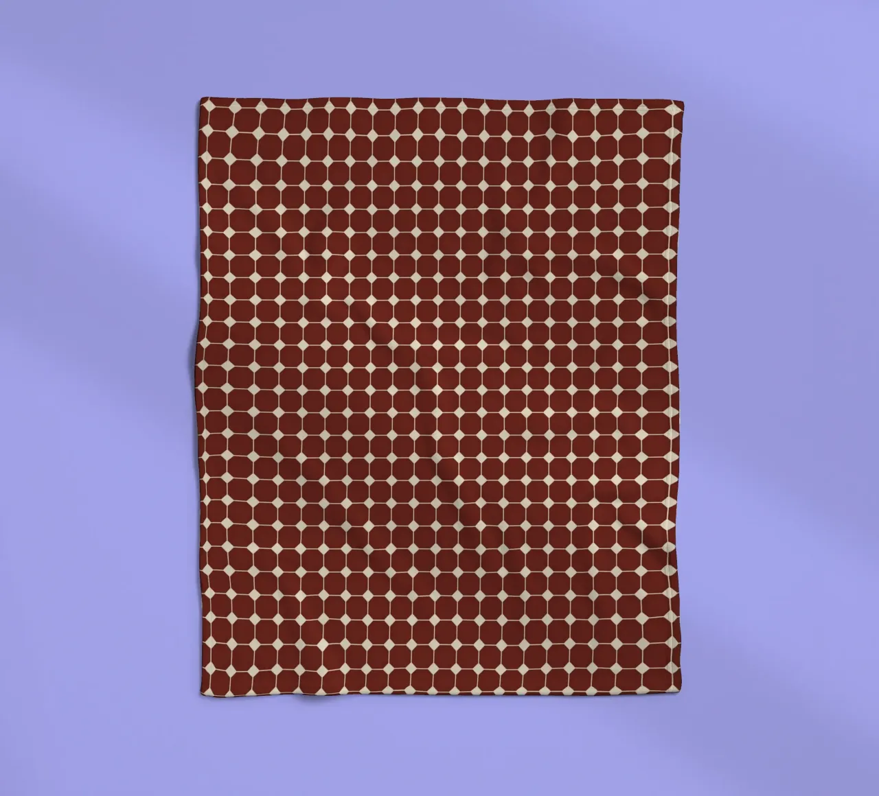 Square Pattern #1 coperta in pile da kathrinmay
