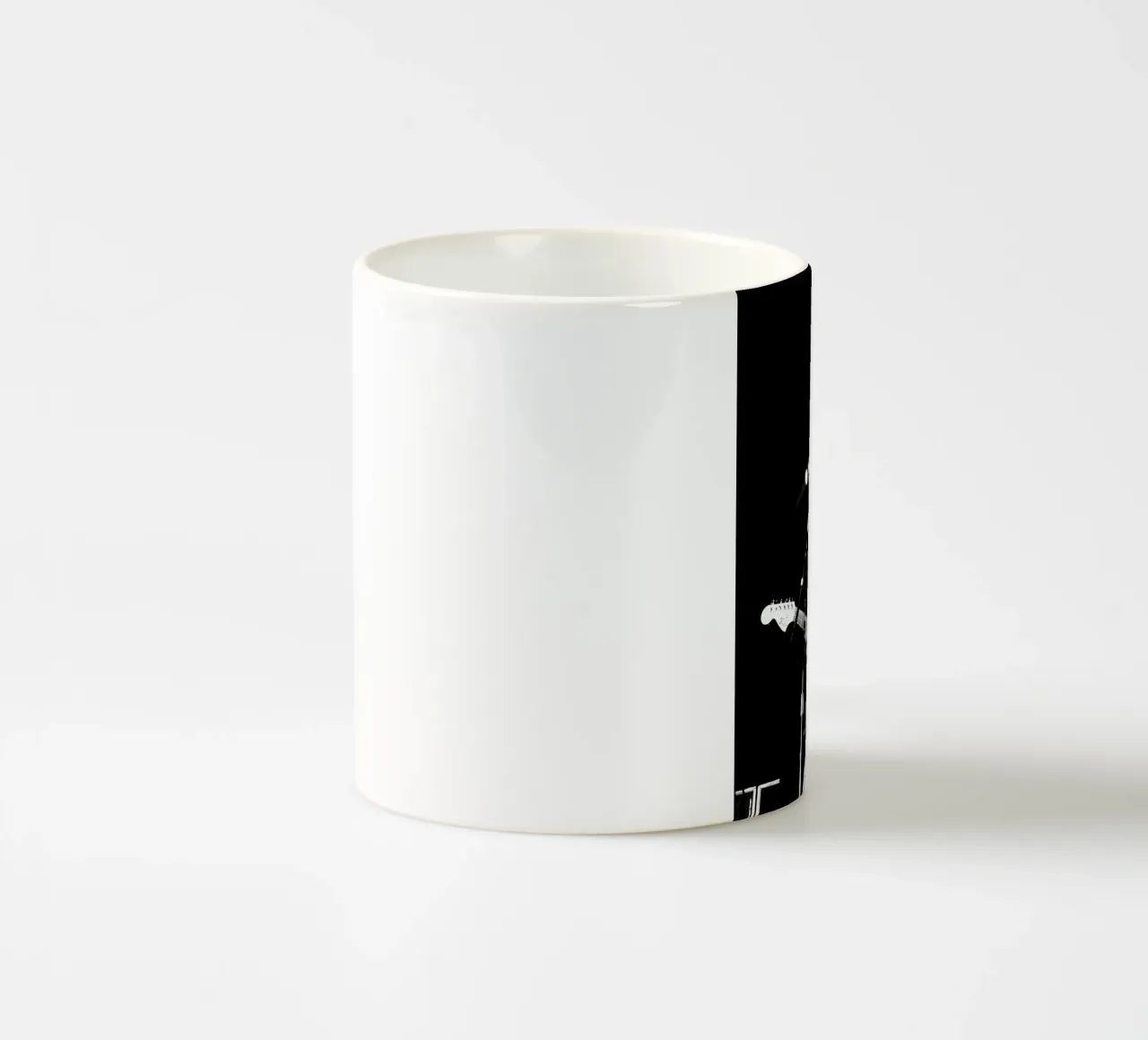 Chitarrista tazza in ceramica da vintage