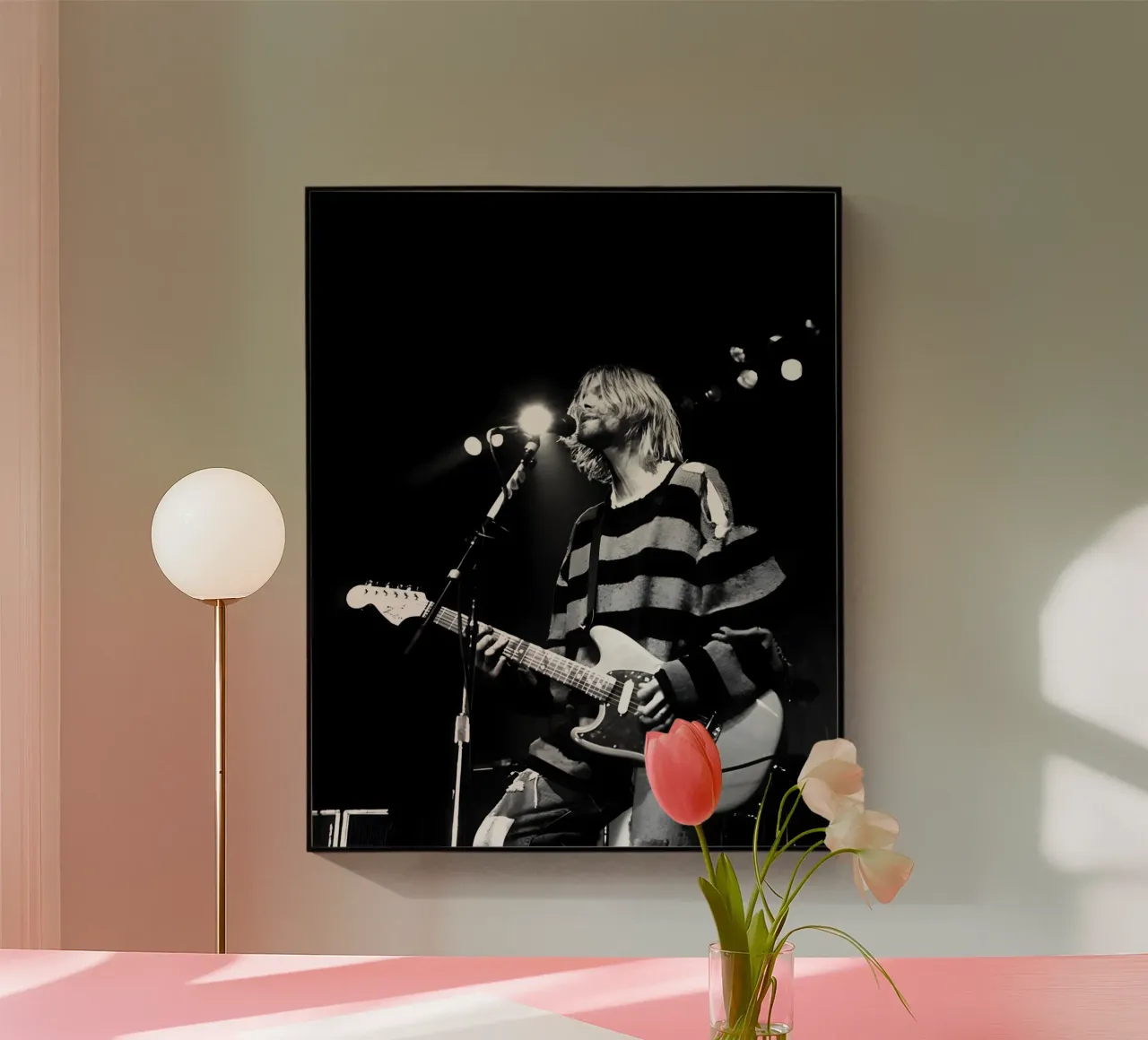 Chitarrista plexiglass da vintage