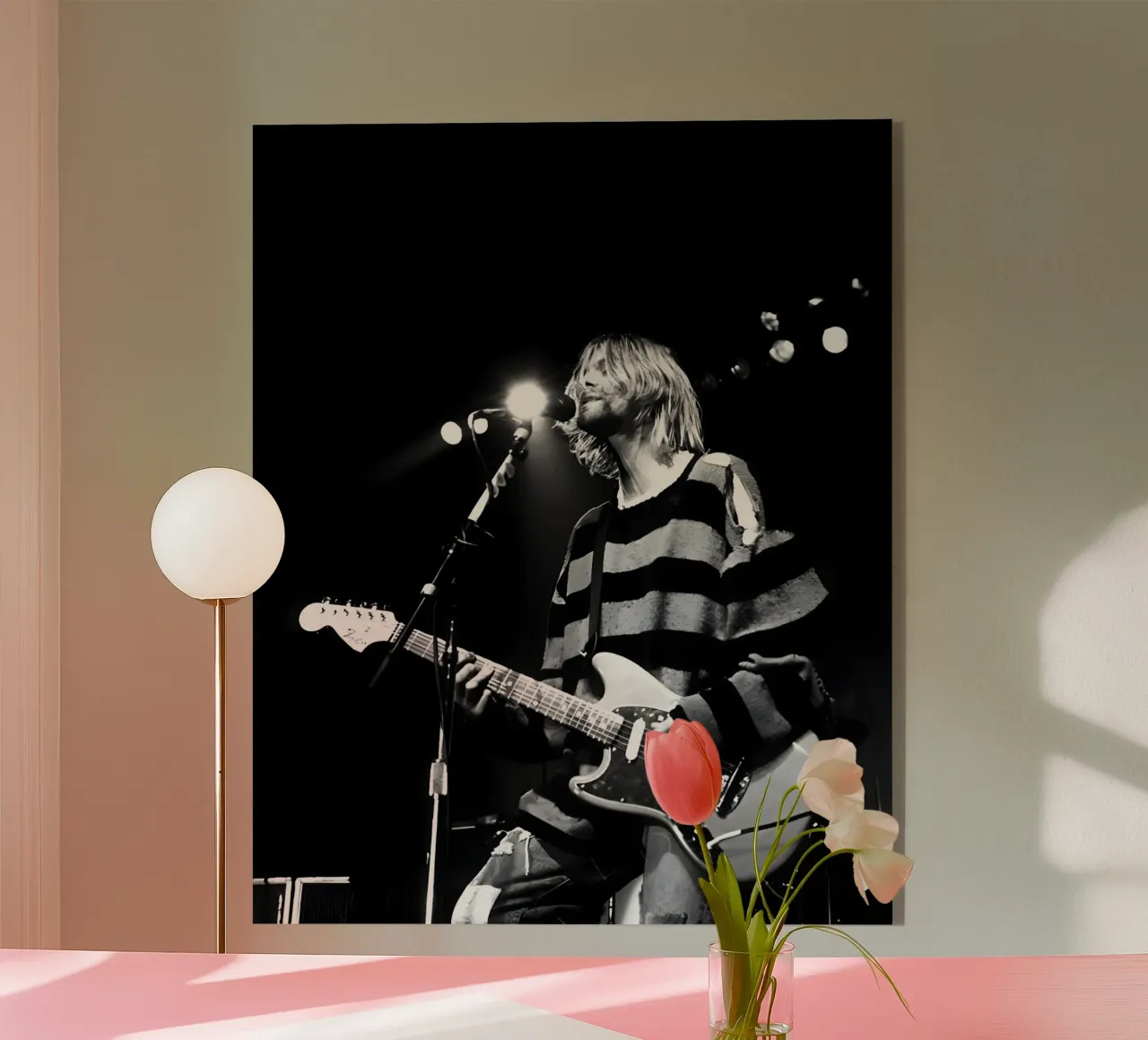 Chitarrista plexiglass da vintage