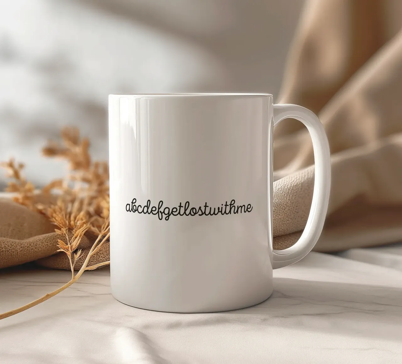 Perdersi con me tazza in ceramica da PurePeachStudio