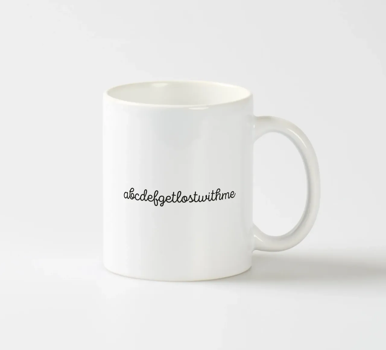 Perdersi con me tazza in ceramica da PurePeachStudio