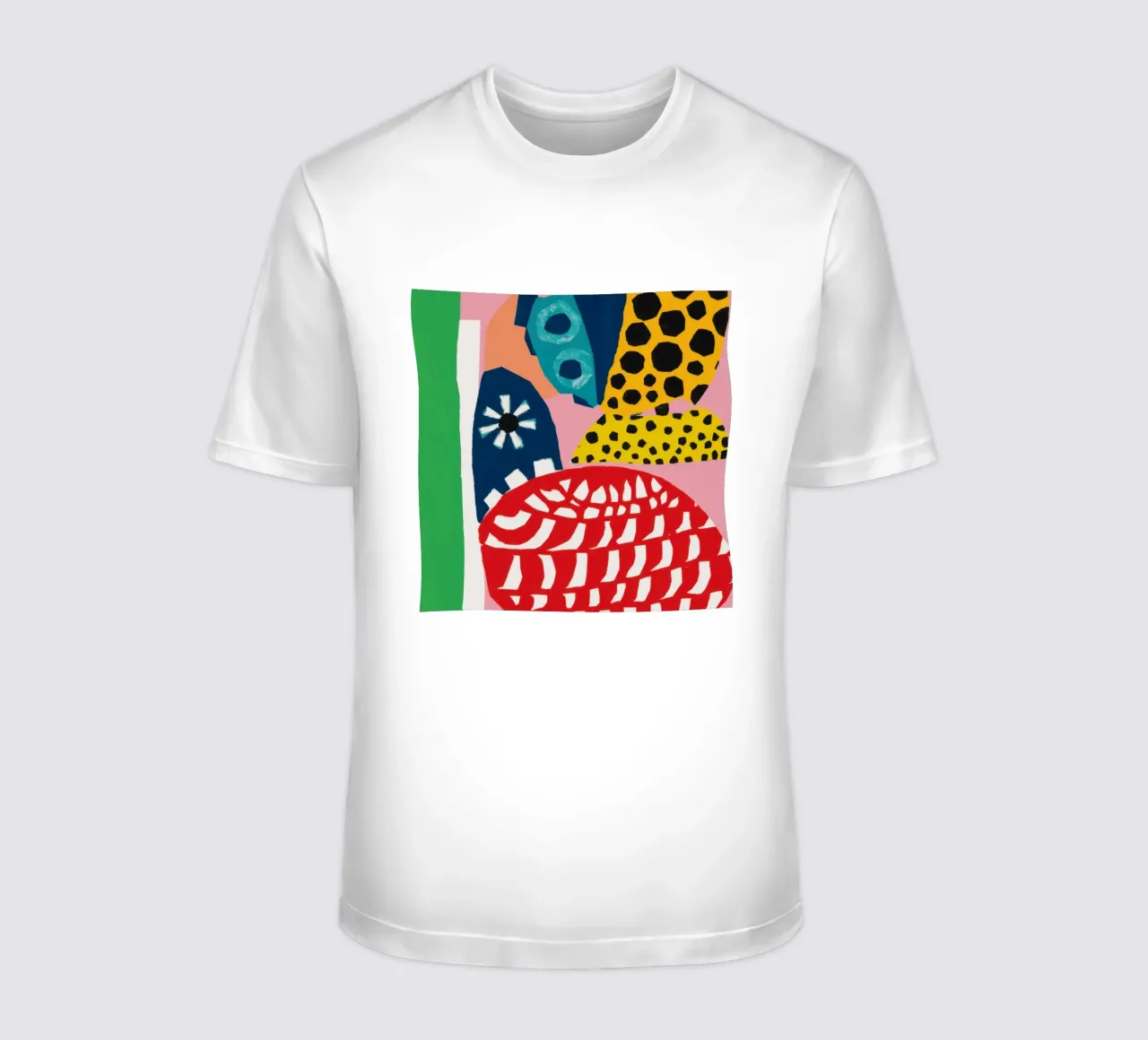 Abstract Pattern Collision t-shirt by Kala Martir