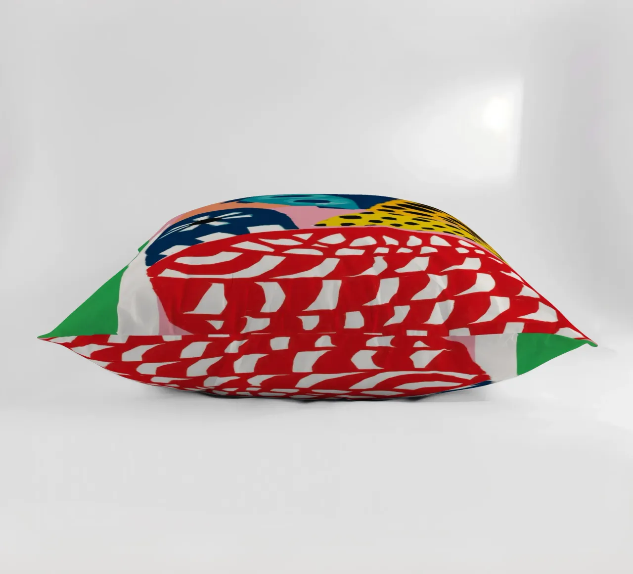 Abstract Pattern Collision decorative cushion by Kala Martir