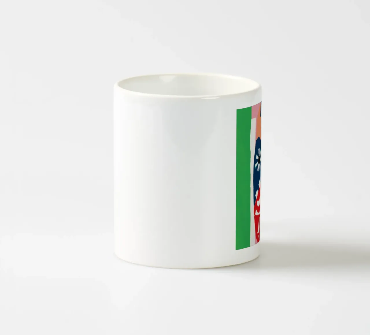 Collisione di modelli astratti tazza in ceramica da Kala Martir