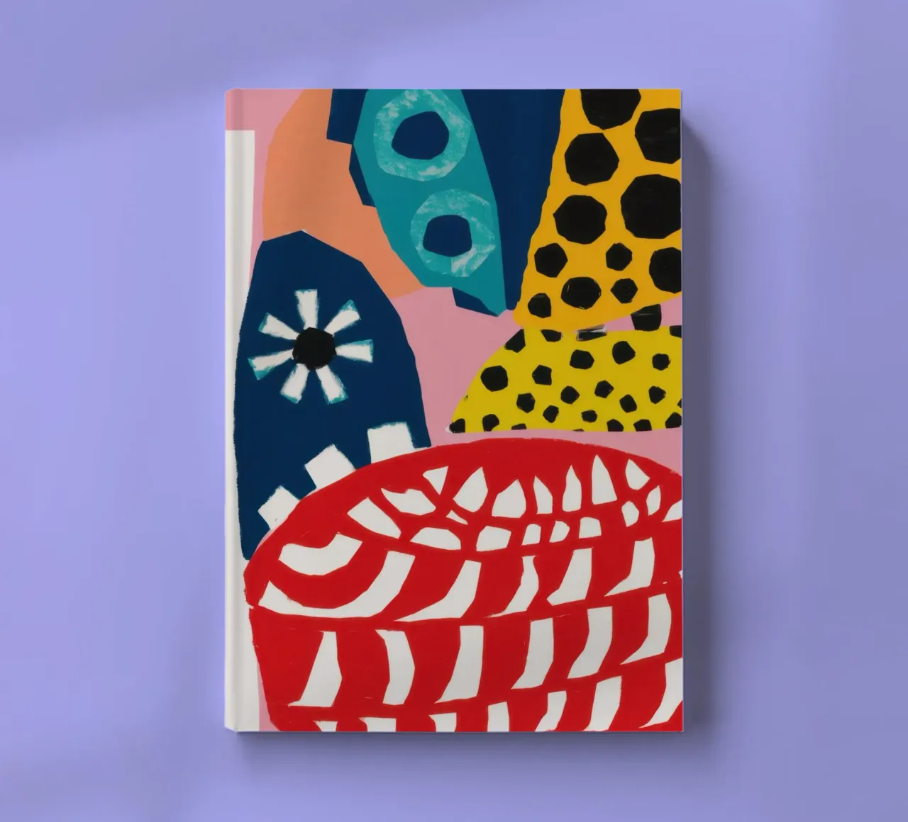 Abstract Pattern Collision notebook by Kala Martir