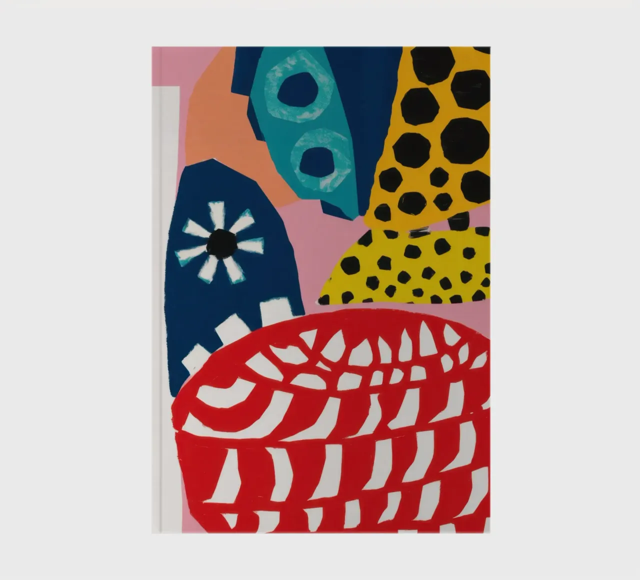 Abstract Pattern Collision notebook by Kala Martir