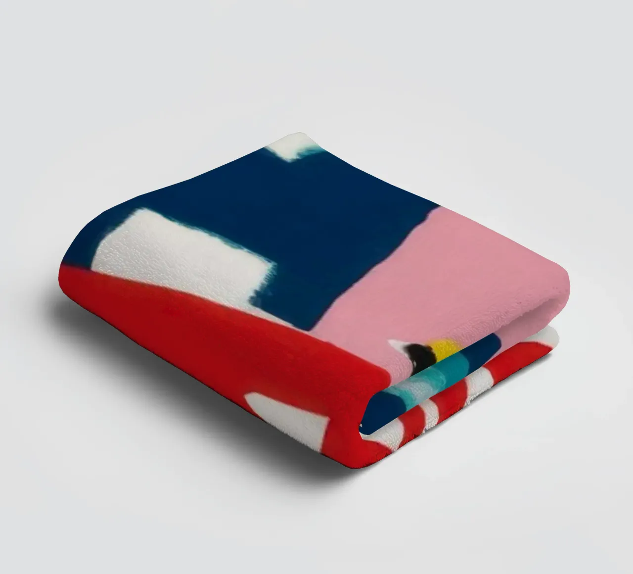 Abstract Pattern Collision towel by Kala Martir