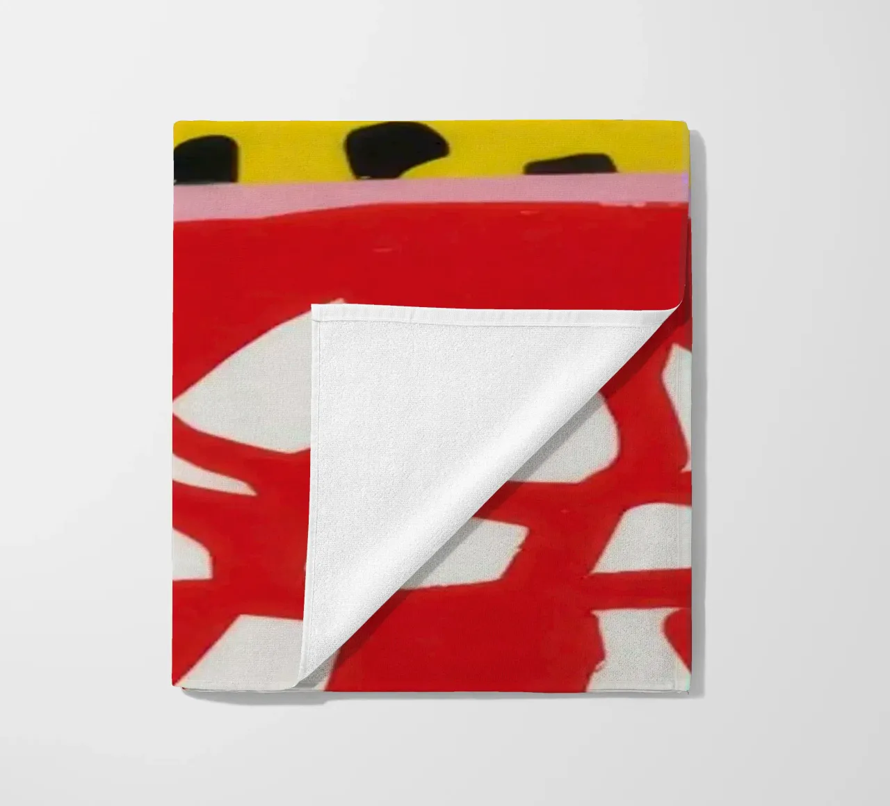 Abstract Pattern Collision beach towel by Kala Martir