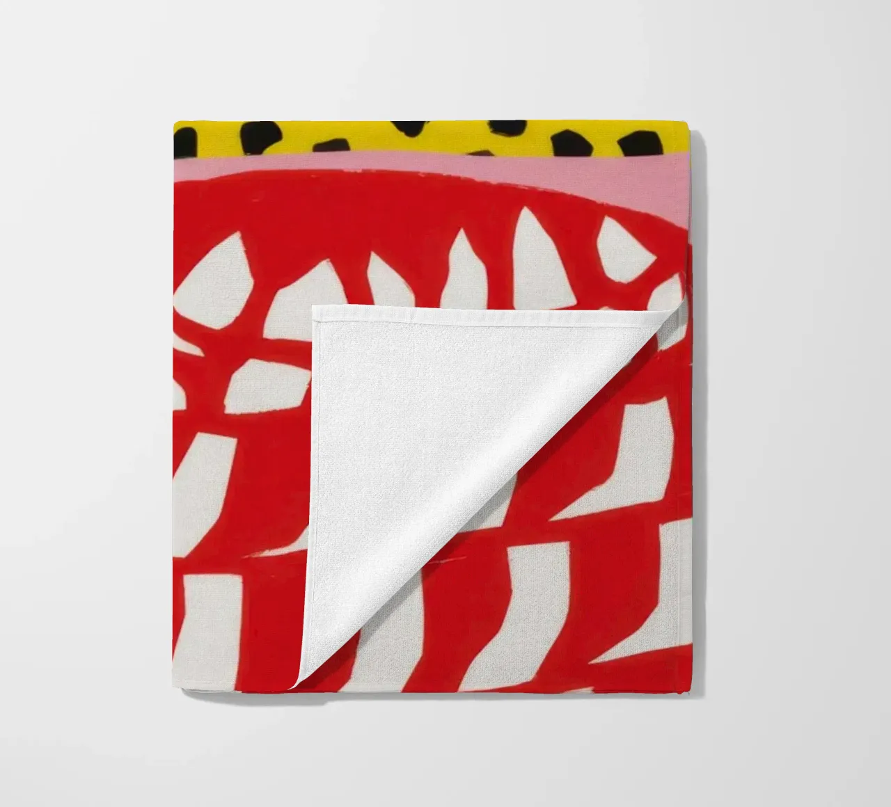 Abstract Pattern Collision beach towel by Kala Martir